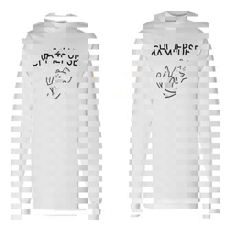 Chat Humour Chat M'épuise T-shirt à manches longues - Cadeauxyz