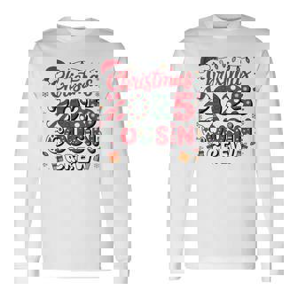 Christmas 2025 Cousin Crew Family Matching Pajamas Long Sleeve T-Shirt - Thegiftio