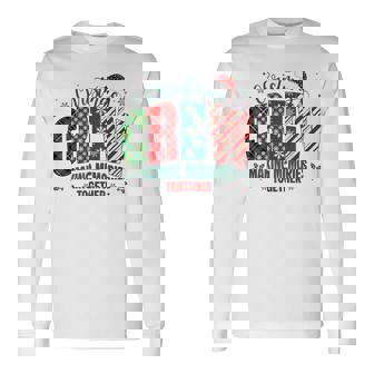 Christmas Crew Making Memories Family Matching Holiday Long Sleeve T-Shirt - Monsterry