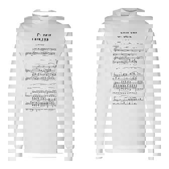 Clair De Lune クロード・ドビュッシー 長袖Tシャツ - Kawaiitshirt