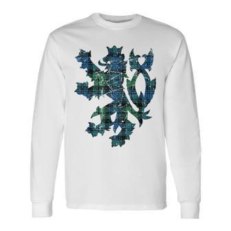 Clan Campbell Tartan Scottish Family Name Scotland Pride Long Sleeve T-Shirt - Thegiftio
