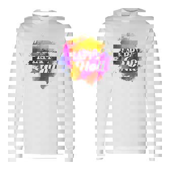 Colormear Happy Holi 長袖Tシャツ - Kawaiitshirt