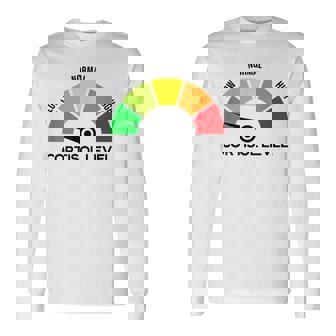 Cortisol Leveltresschool Andtudents 長袖Tシャツ - Kawaiitshirt