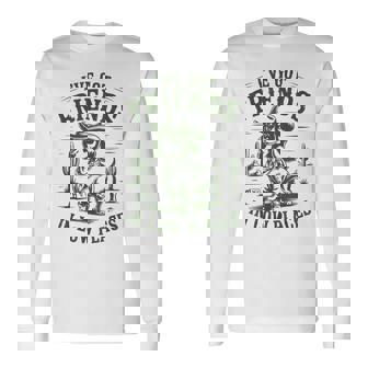 Cowboy Dachshund I've Got Friends In Low Places Weiner Long Sleeve T-Shirt - Monsterry