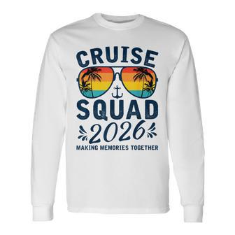 Cruise Squad 2026 Summer Vacation Matching Family Group Long Sleeve T-Shirt - Thegiftio UK