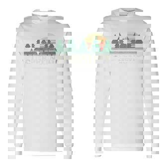 Cupertino Ca ヴィンテージ スローバック レトロ 70年代デザイン 長袖Tシャツ - Kawaiitshirt