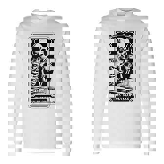 The Developer Tarot Card Programmer Tech Software Engineer Long Sleeve T-Shirt | Mazezy