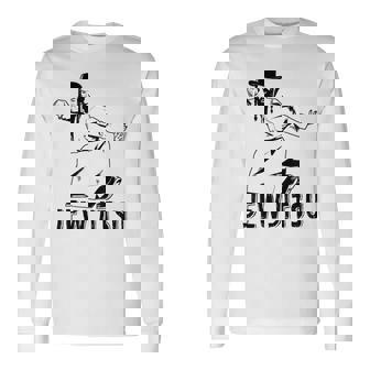 Divertido Judío Jew Jitsu Rabino Hora Danza Jiu Jitsu Krav-Maga Camiseta de manga larga - Regaloses