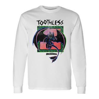 Dreamworks Dragons Toothless Neon Long Sleeve T-Shirt - Thegiftio UK