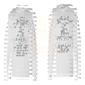 Eat Sleep Pray Repeat Jesus Lifting Christian Workout Gym Long Sleeve T-Shirt | Mazezy