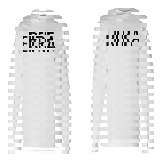 Eritrea Tank Top Long Sleeve T-Shirt | Mazezy