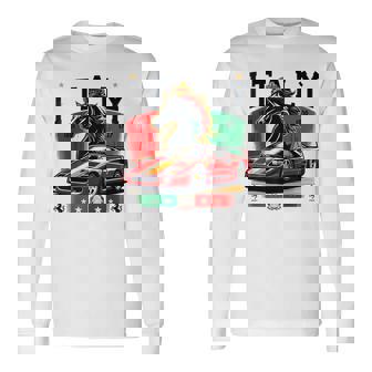 F40 イタリア スー 黒馬 長袖Tシャツ - Kawaiitshirt