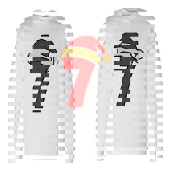 Fun Six Seven 6 7 Meme Couples Christmas Tri-Blend Long Sleeve T-Shirt | Mazezy