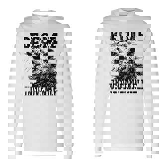 Raccoon Become Ungovernable ビンテージ グラフィック パンダ ミーム 長袖Tシャツ - Kawaiitshirt