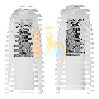 Gangster Hiphop Old School Hip HOP Hustle Hip HOP Graffiti Long Sleeve T-Shirt | Mazezy