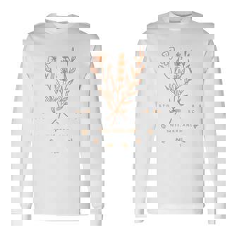 Geneva Switzerland Meadow PrintGeneva Switzerland Long Sleeve T-Shirt | Mazezy