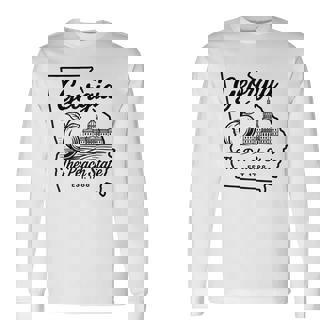 Georgia The Peach State Est 1788 History Charm Long Sleeve T-Shirt | Mazezy