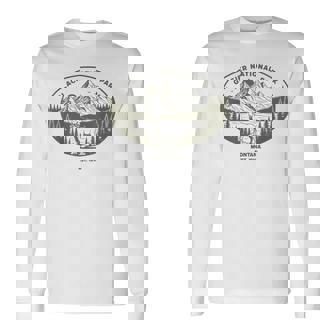 Glacier National Park Mountain Goat For Nature Lovers Long Sleeve T-Shirt | Mazezy