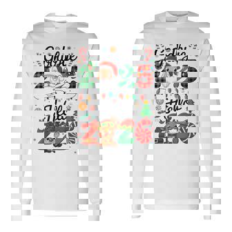 Goodbye 2025 Hello 2026 Happy New Year Party Family Matching Long Sleeve T-Shirt - Seseable