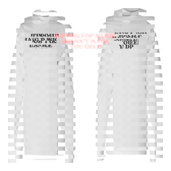 Hating Pop Music Doesn't Make You Deep Y2k Aesthetic 長袖Tシャツ - Kawaiitshirt