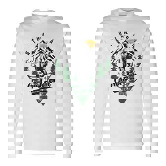 Hiking Grand Teton National Park Grizzly Bear Wyoming Tank Top Long Sleeve T-Shirt | Mazezy