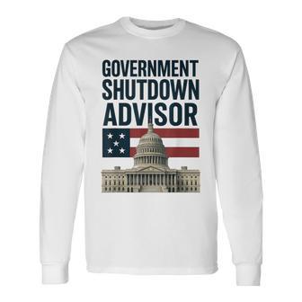 I'm A Unpaid US Government Shutdown 2025 Advisor Long Sleeve T-Shirt | Mazezy