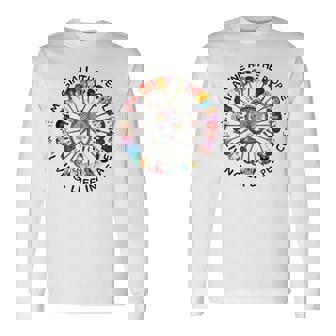 Imagine Hippie People Living Life In Peace And Love Long Sleeve T-Shirt - Monsterry