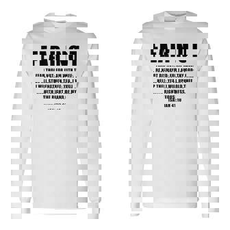 Isaiah 41 長袖Tシャツ - Kawaiitshirt