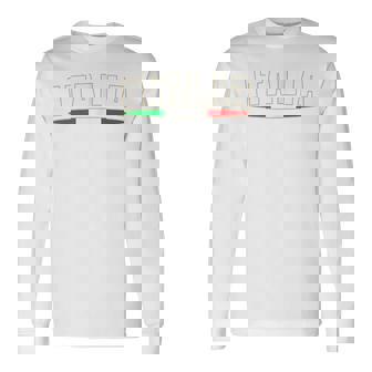 Italia イタリアサッカージャージ イタリア国旗ファン 長袖Tシャツ - Kawaiitshirt