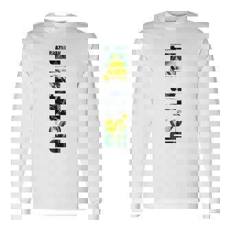 Jiu Jitsu Brasileño Con Bandera De Brasiluperposición Bjj Camiseta de manga larga - Regaloses