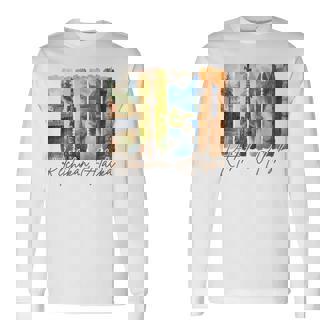 Ketchikan Alaska Travel Trip Brushstroke Souvenir Vacation Long Sleeve T-Shirt | Mazezy