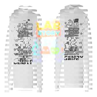 Lab Story Lab Week 2026 Science Laboratory Scientist Long Sleeve T-Shirt - Monsterry