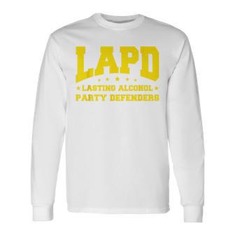 Lapd Defensores Duraderos Del Partido Del Alcohol Los Ángeles Camiseta de manga larga - Regaloses