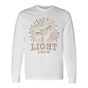 Light Crew シアターライティングテクニシャン ステージライティング 長袖Tシャツ - Kawaiitshirt