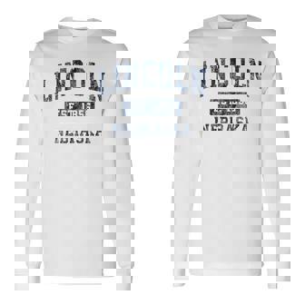 Lincoln Nebraska NE Vintage Established Sports Long Sleeve T-Shirt | Mazezy