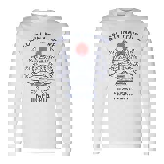 Lost In Nature Vacation Travel Nigeria Long Sleeve T-Shirt | Mazezy