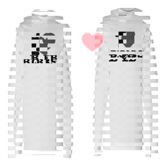 I Love Bbq リブ 長袖Tシャツ - Kawaiitshirt