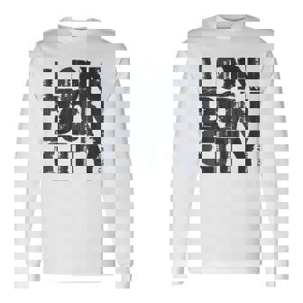 I Love London、クールでレトロなロンドンのファッショングラフィックデザイン。 長袖Tシャツ - Kawaiitshirt