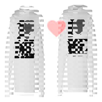 I Love Me · I Heart Me Y2k · 私は私を愛してます 長袖Tシャツ - Kawaiitshirt