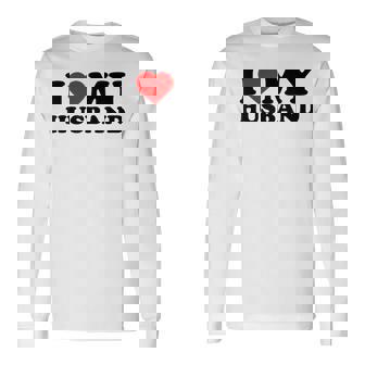 I Love My Husband I Heart My Husbandalentines Day 長袖Tシャツ - Kawaiitshirt