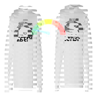 Low Cotisol Maxxing おもしろミーム ソーシャルメディア 自己改善 長袖Tシャツ - Kawaiitshirt