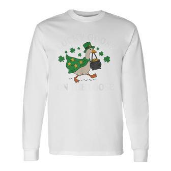 Lucky Goose On The Loose Long Sleeve T-Shirt - Thegiftio UK