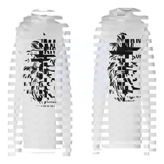 Man Of Faith Corinthians Quote Christian Religious Quote Art Tank Top Long Sleeve T-Shirt | Mazezy