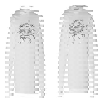 Maryland Blue Crab Vintage Crabbing Maryland Long Sleeve T-Shirt | Mazezy