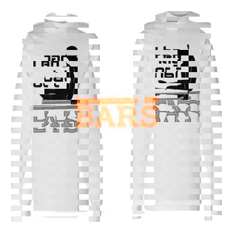 Men Gymnastics I Hang Out At Bars Gymnast Long Sleeve T-Shirt | Mazezy