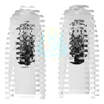 Merry Krampus Vintage Creepy Alt Christmas Spirit Of Krampus Long Sleeve T-Shirt - Monsterry