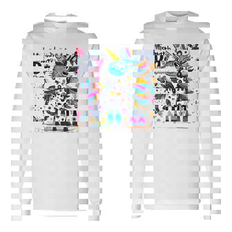 Mismatch Day Champion Colorful Unicorn Long Sleeve T-Shirt - Thegiftio