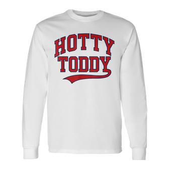 Mississippi Typography Hotty Toddy Long Sleeve T-Shirt | Mazezy
