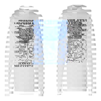Mitochondria Vintage Science Biology Cell Diagram Geek Lab Long Sleeve T-Shirt - Monsterry