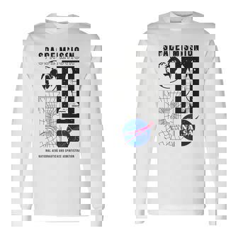 Nasa 宇宙ミッション・ディメンション 長袖Tシャツ - Kawaiitshirt